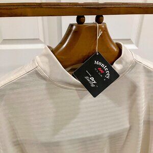 Monterey Club Mock Neck Activewear Shirt - Dry Swing Collection - Short Sleeve